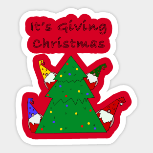 Gnome Christmas Sticker